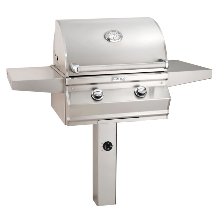 Fire Magic Choice C430s In Ground Post Mount Grill Mount Grill Fire Magic Grills   