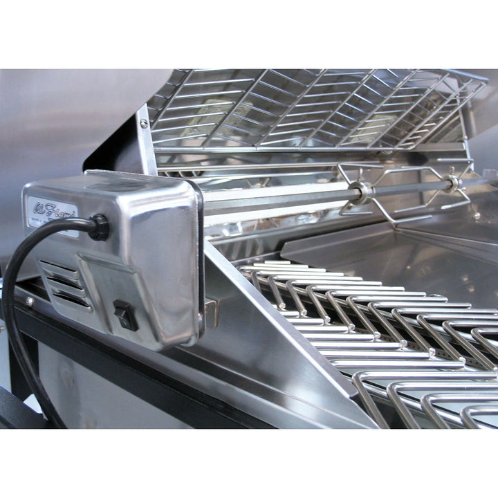 CAL FLAME P4 32 INCH 4 BURNER BUILT-IN GRILL WITH ROTISSERIE, GRIDDLE #BBQ19P04 Built-In Grills Cal Flame   