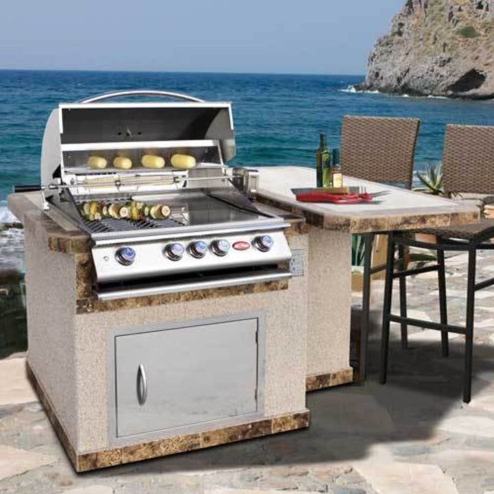 Cal Flame 4 Ft. Bbq Island LBK402 Outdoor Kitchen Cal Flame   