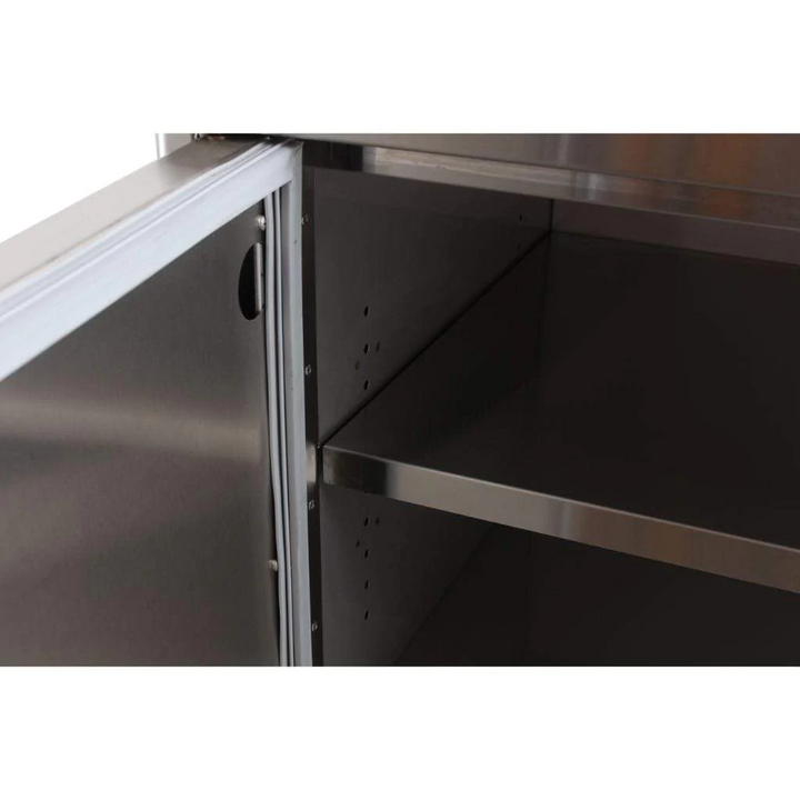Blaze 32" Sealed Stainless Steel Dry Storage Cabinet with Shelf Doors & Drawers Blaze   