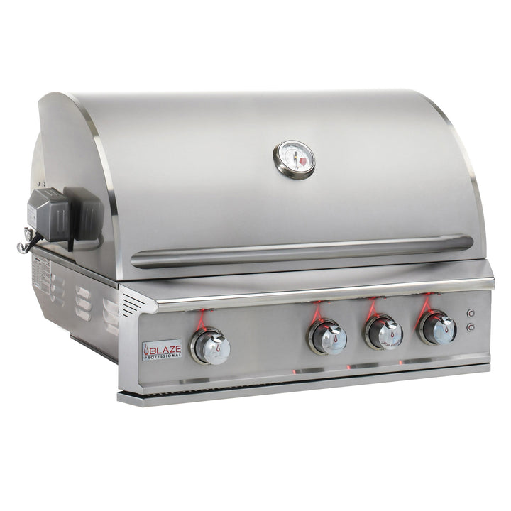 Blaze Professional LUX 34-Inch Built-In Propane Gas Grill With Rear Infrared Burner - BLZ-3PRO-LP/BLZ-3PRO-NG Built-In Grills Blaze   