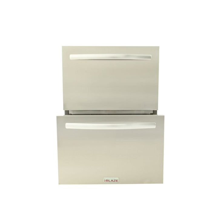 Blaze 23.5" Outdoor Rated Stainless Steel Double Drawer 5.1 Cu. Ft. Refrigerator Refrigerator Blaze   