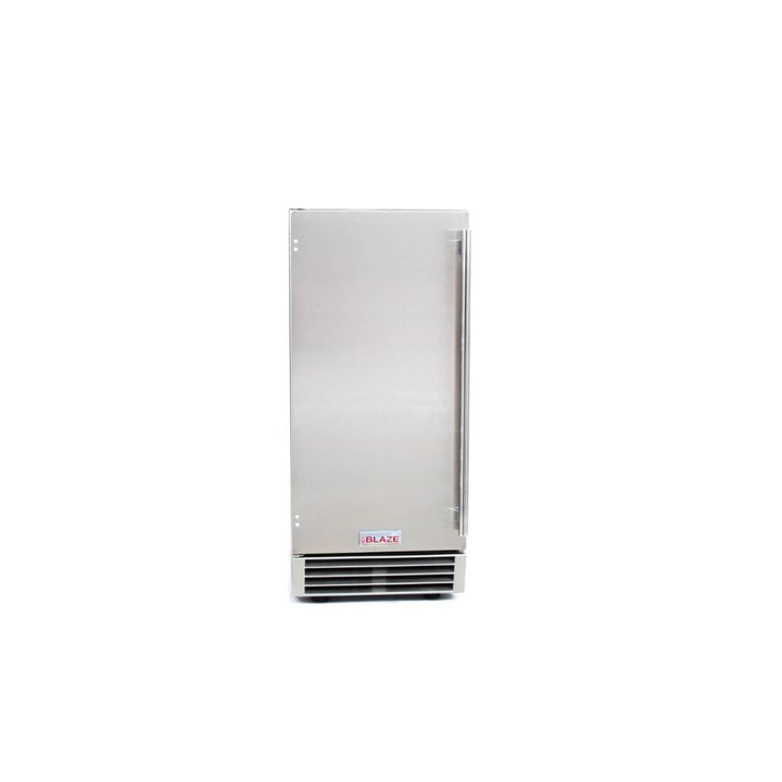 Blaze 50 lbs. 15" Outdoor Rated Ice Maker With Gravity Drain Refrigerator Blaze   